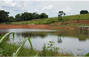 Lagoa do Cores de Minas com novo espelho d'água