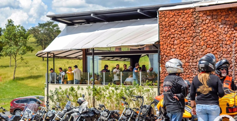 Um sucesso o encontro dos Harley-Davidson no Cores de Minas
